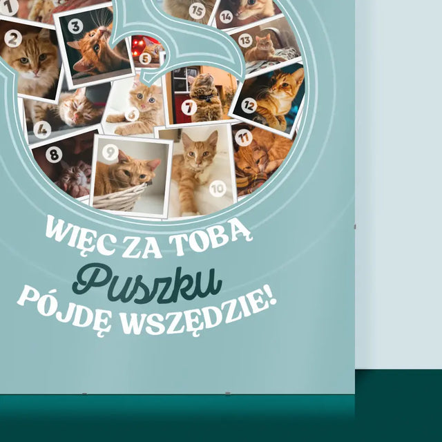 Kształt Ze Zdjęć: Kot - Personalizowany Plakat