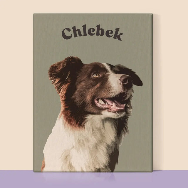 Portret Zwierzaka: Border Collie - Wydruk ze Zdjęciem Zwierzaka