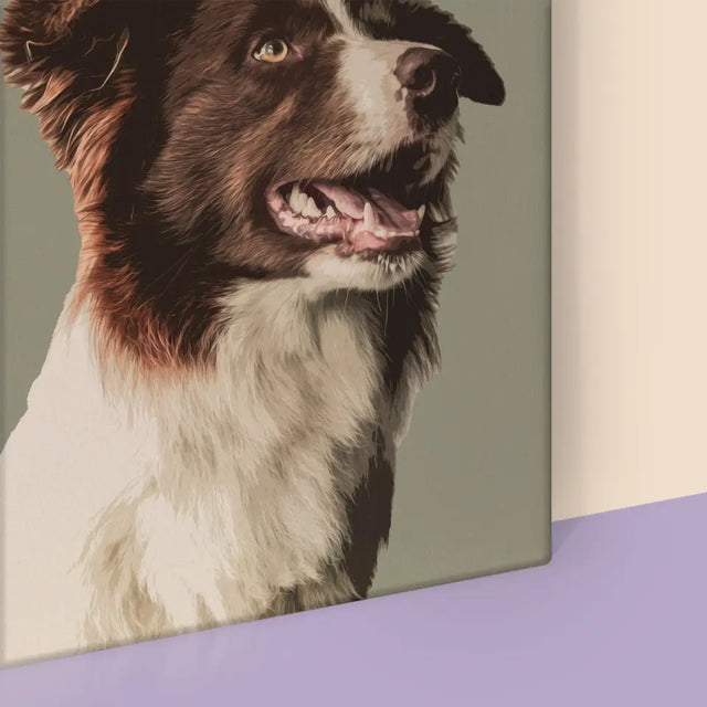 Portret Zwierzaka: Border Collie - Wydruk ze Zdjęciem Zwierzaka