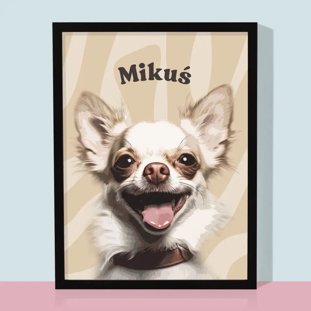 Portret Zwierzaka: Chihuahua - Wydruk ze Zdjęciem Zwierzaka