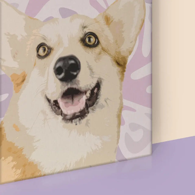 Portret Zwierzaka: Corgi - Wydruk ze Zdjęciem Zwierzaka