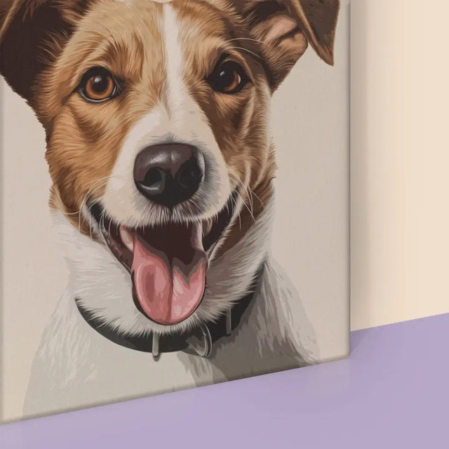 Portret Zwierzaka: Jack Russell Terrier - Wydruk ze Zdjęciem Zwierzaka