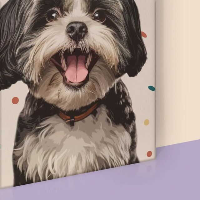 Portret Zwierzaka: Shih Tzu - Wydruk ze Zdjęciem Zwierzaka