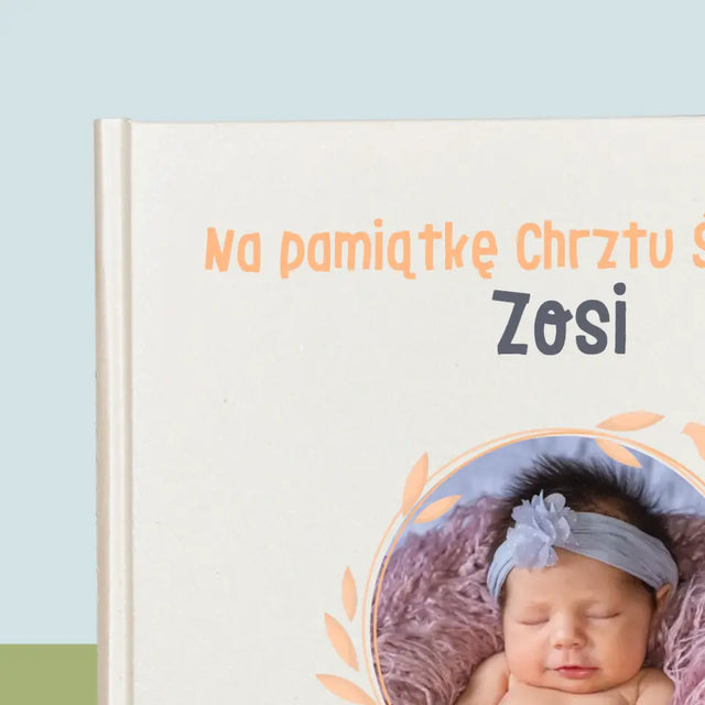 Zdjęcie i Podpis: Na Pamiątkę Chrztu Świętego - Biblia z Nadrukiem