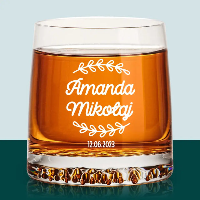 Monogram: Imiona Listki - Szklanka Do Whisky