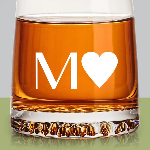 Monogram: Monogram Serce - Szklanka Do Whisky