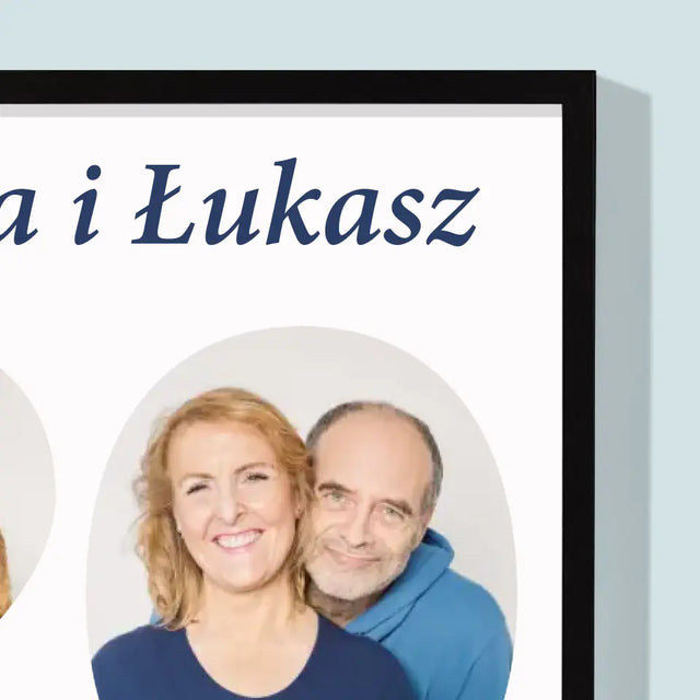 Słowo Ze Zdjęć: 20 Lat Razem - Wydruk Obramowany