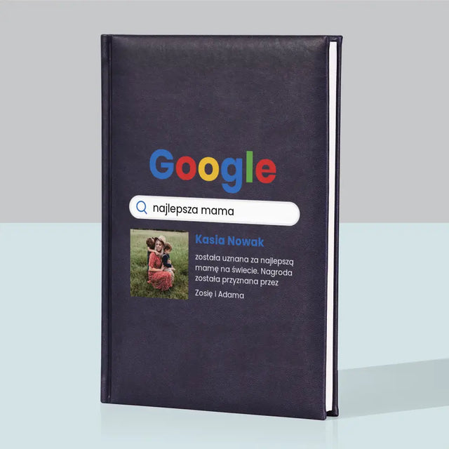 Zdjęcie I Podpis: Najlepsza Mama Wynik Google - Notes Książkowy