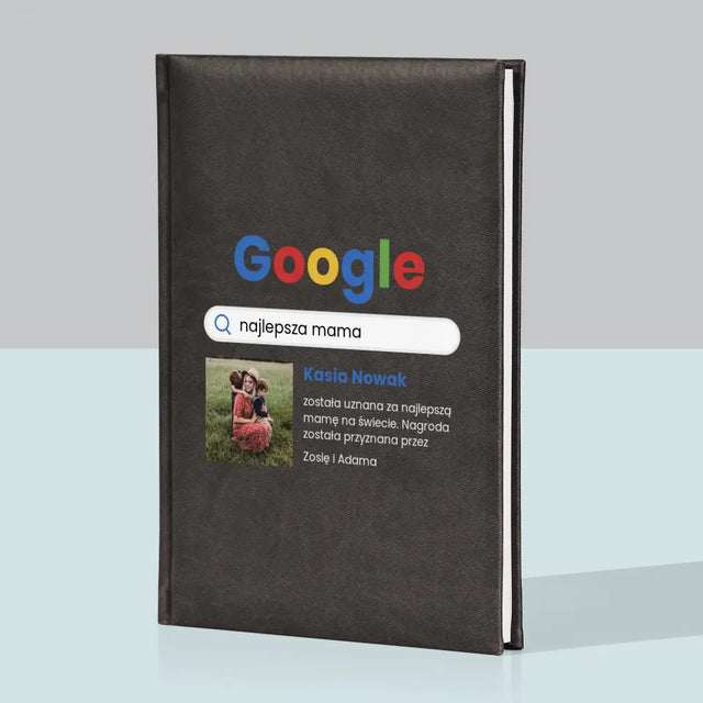 Zdjęcie I Podpis: Najlepsza Mama Wynik Google - Notes Książkowy