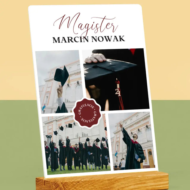 Fotokolaż: Magister - Wydruk Na Szkle Akrylowym