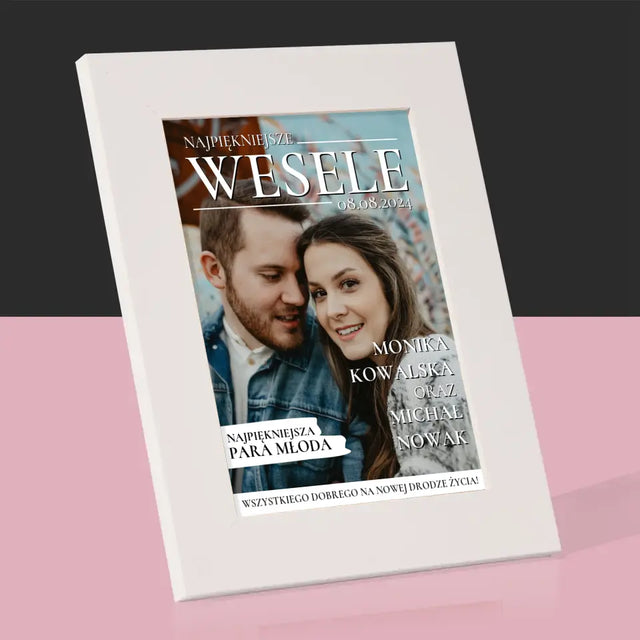 Okładka Magazynu: Najpiękniejsze Wesele - Ramka Na Zdjęcie