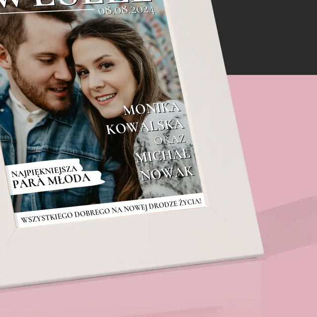 Okładka Magazynu: Najpiękniejsze Wesele - Ramka Na Zdjęcie