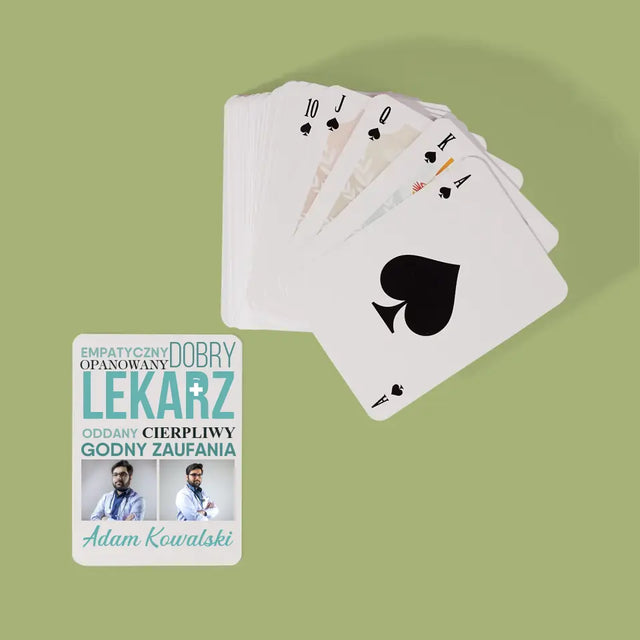 Fotokolaż: Lekarz Cechy - Karty Do Gry