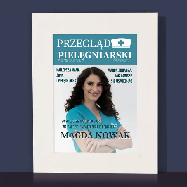 Okładka Magazynu: Przegląd Pielęgniarski - Ramka Na Zdjęcie