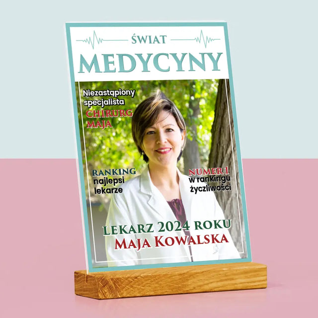 Okładka Magazynu: Świat Medycyny - Wydruk Na Szkle Akrylowym