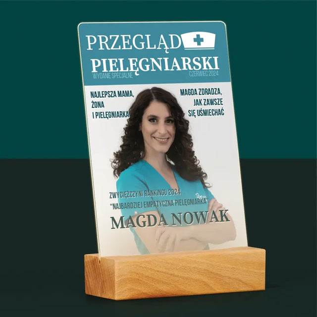 Okładka Magazynu: Przegląd Pielęgniarski - Wydruk Na Szkle Akrylowym