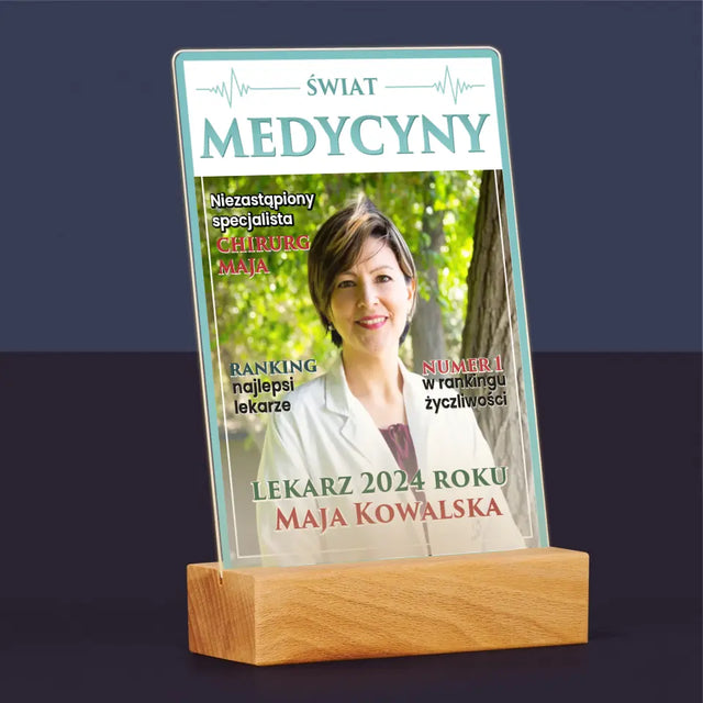 Okładka Magazynu: Świat Medycyny - Wydruk Na Szkle Akrylowym