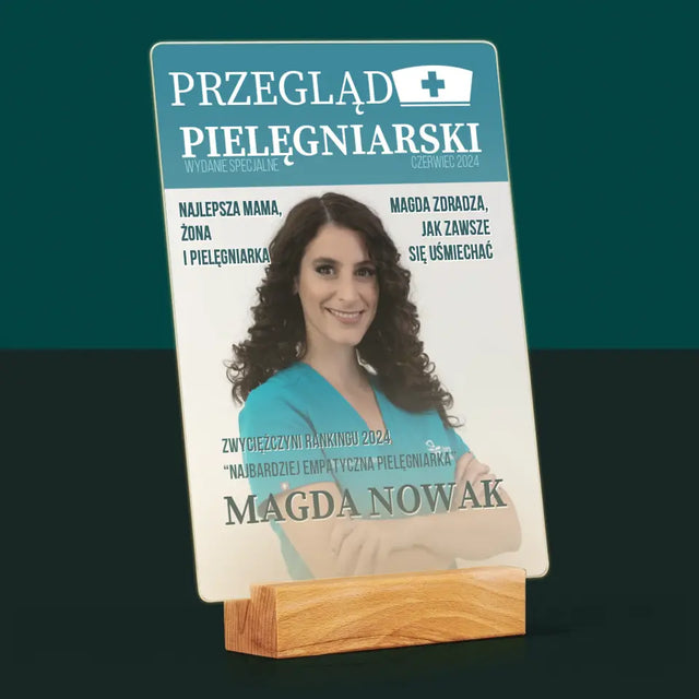 Okładka Magazynu: Przegląd Pielęgniarski - Wydruk Na Szkle Akrylowym