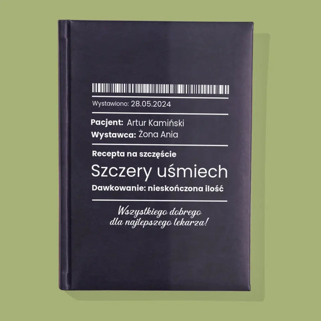 Imię I Podpis: Recepta Na Szczęście - Notes Książkowy