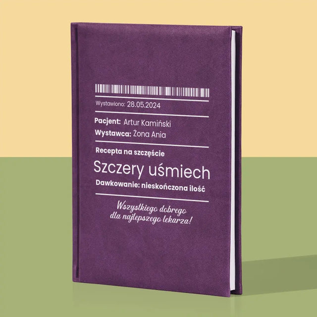 Imię I Podpis: Recepta Na Szczęście - Notes Książkowy