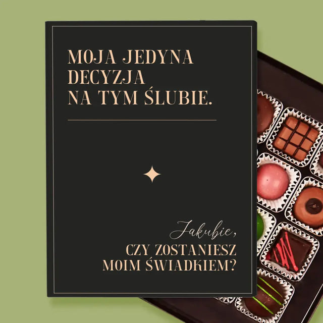 Imię i Podpis: Moja Jedyna Decyzja - Personalizowane Praliny