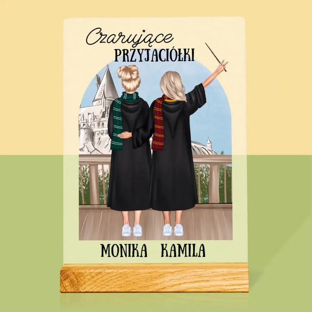 Kreator Postaci: Czarujące Przyjaciółki - Wydruk Na Szkle Akrylowym