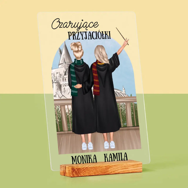 Kreator Postaci: Czarujące Przyjaciółki - Wydruk Na Szkle Akrylowym