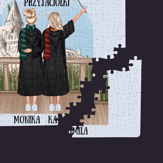 Kreator Postaci: Czarujące Przyjaciółki - Personalizowane Puzzle