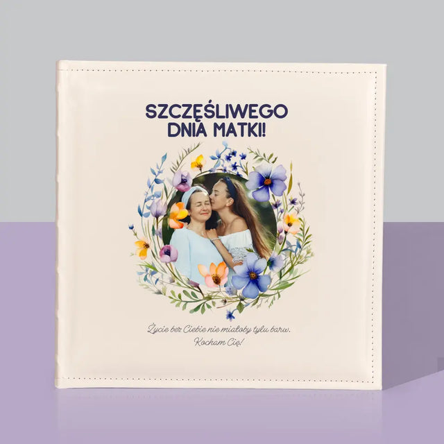 Zdjęcie i Podpis: Szczęśliwego Dnia Matki - Album Na Zdjęcia