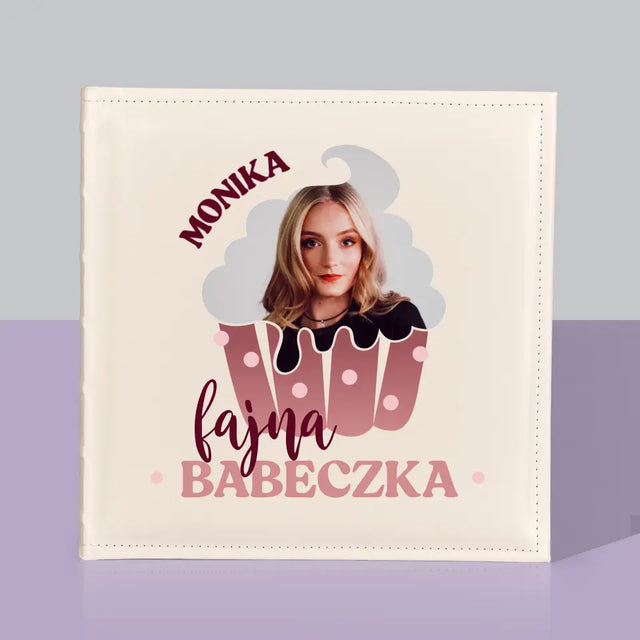 Zdjęcie i Podpis: Fajna Babeczka - Album Na Zdjęcia