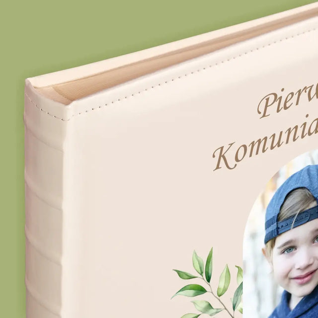 Zdjęcie i Podpis: Pierwsza Komunia Święta Życzenia - Album Na Zdjęcia