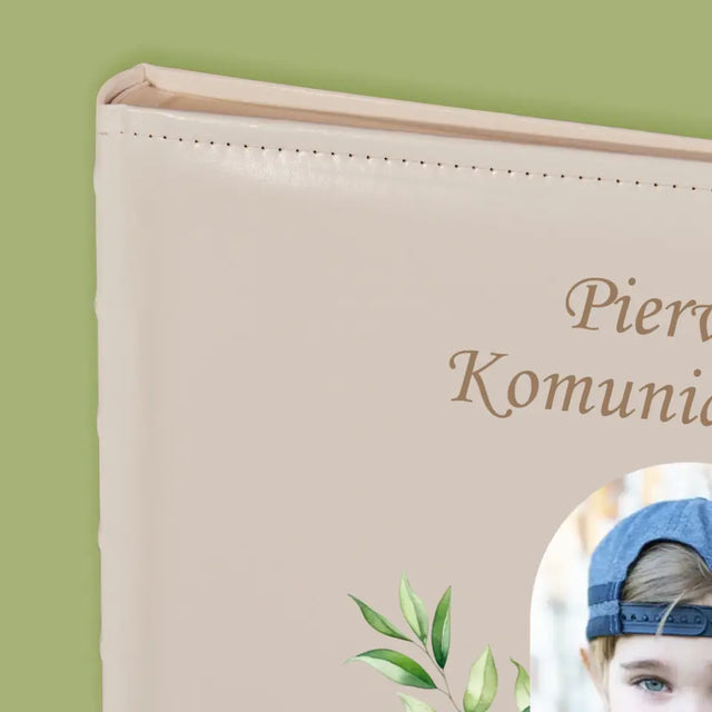 Zdjęcie i Podpis: Pierwsza Komunia Święta Życzenia - Album Na Zdjęcia