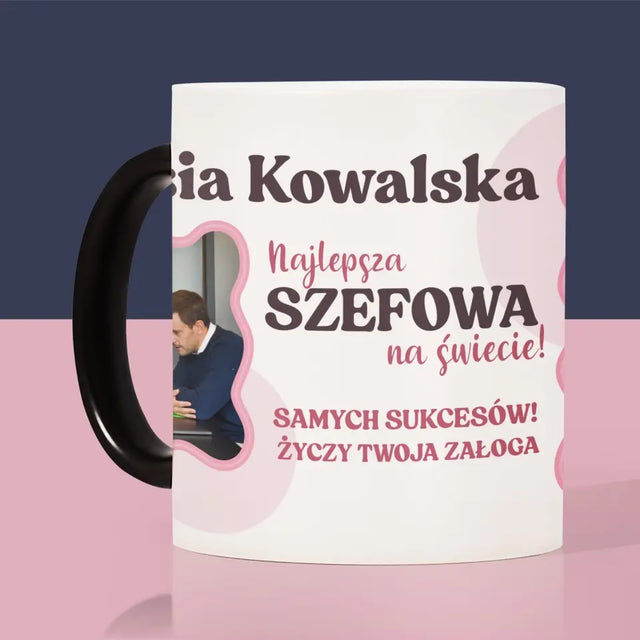 Fotokolaż: Najlepsza Szefowa - Kubek z Nadrukiem