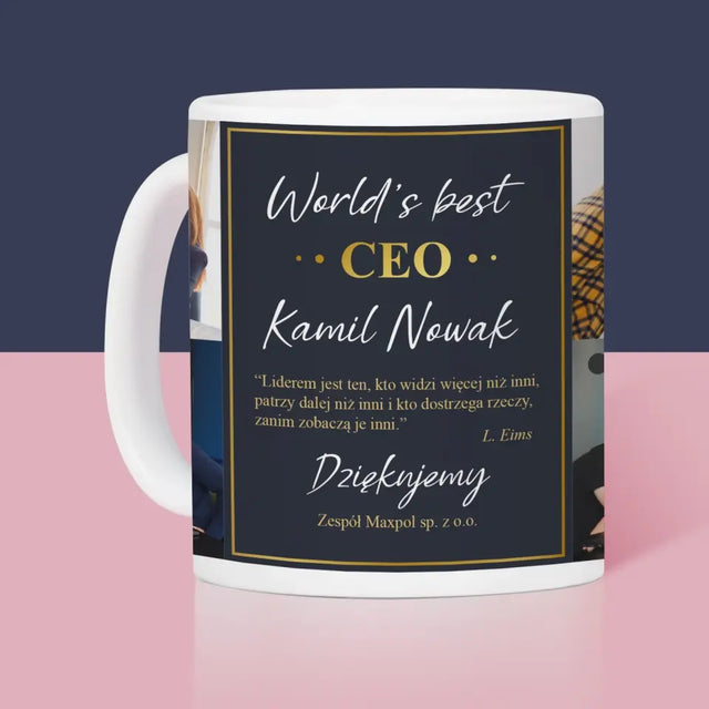 Fotokolaż: World’S Best Ceo - Kubek z Nadrukiem