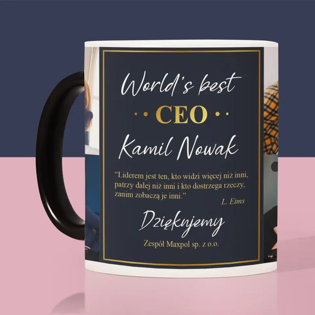 Fotokolaż: World’S Best Ceo - Kubek z Nadrukiem