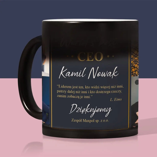 Fotokolaż: World’S Best Ceo - Kubek z Nadrukiem