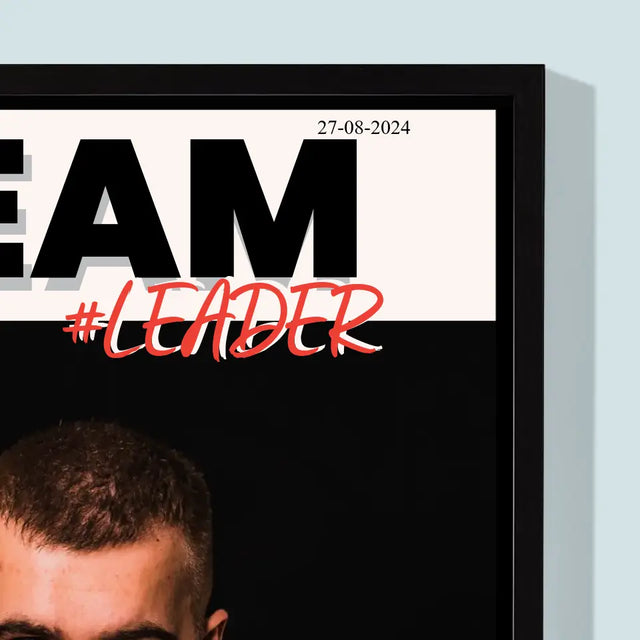 Okładka Magazynu: Team Leader - Wydruk Obramowany