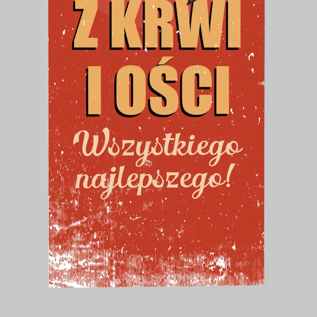 Imię i Podpis: Wędkarz z Krwi i Ości - Magnes Na Lodówkę