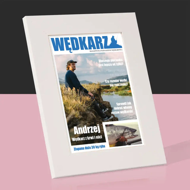 Okładka Magazynu: Wędkarz - Ramka Na Zdjęcie