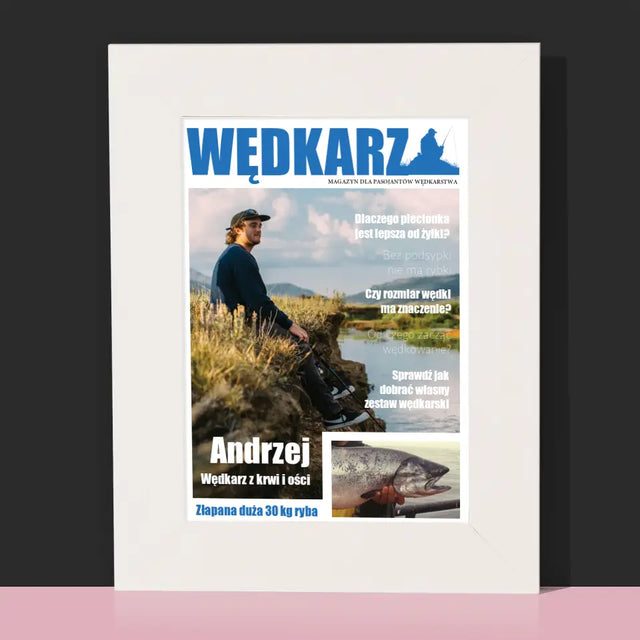 Okładka Magazynu: Wędkarz - Ramka Na Zdjęcie