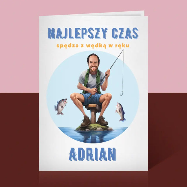 Zdjęcie i Podpis: Najlepszy Czas - Kartka z Życzeniami