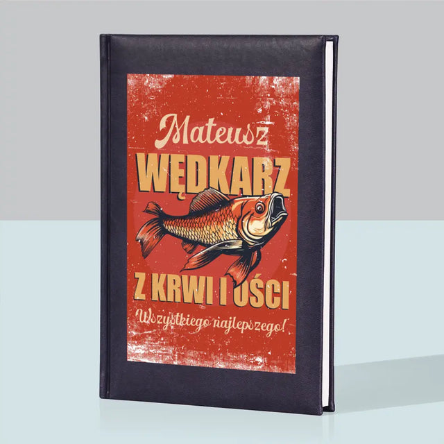 Imię i Podpis: Wędkarz z Krwi i Ości - Notes Książkowy