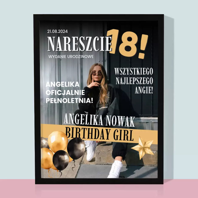 Okładka Magazynu: Nareszcie 18 - Wydruk Obramowany