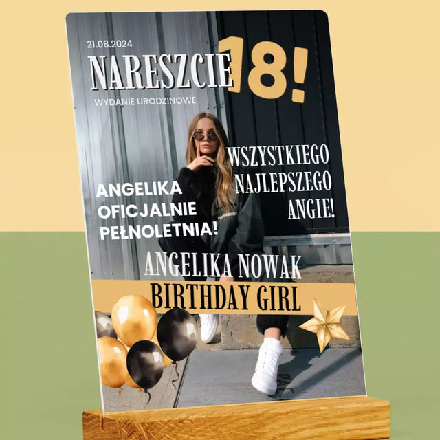 Okładka Magazynu: Nareszcie 18 - Wydruk Na Szkle Akrylowym