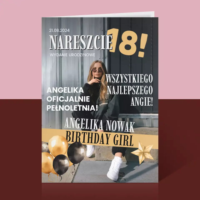 Okładka Magazynu: Nareszcie 18 - Kartka z Życzeniami