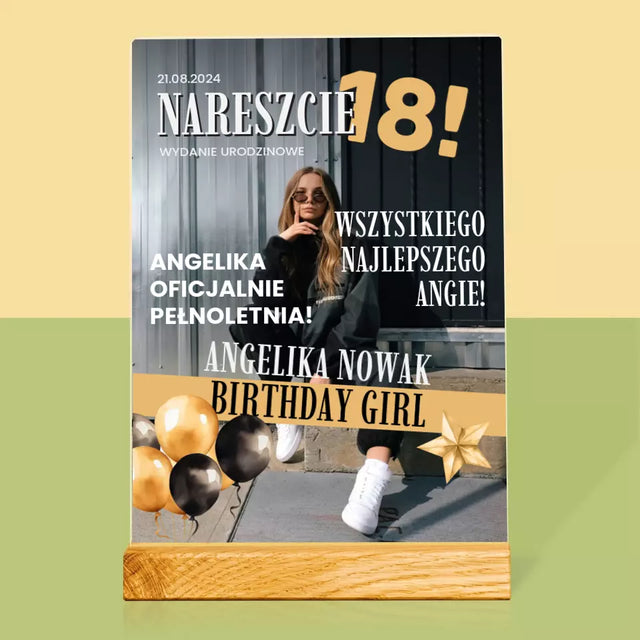 Okładka Magazynu: Nareszcie 18 - Wydruk Na Szkle Akrylowym