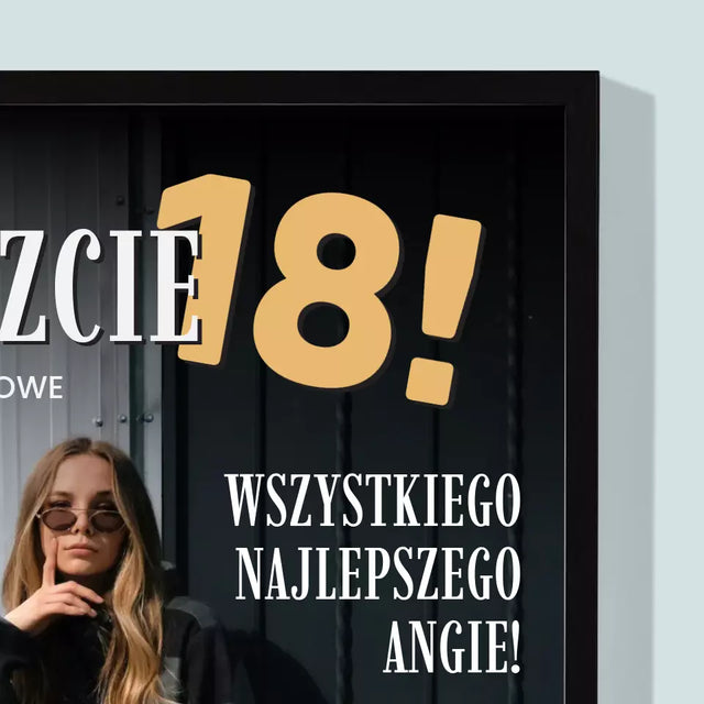 Okładka Magazynu: Nareszcie 18 - Wydruk Obramowany