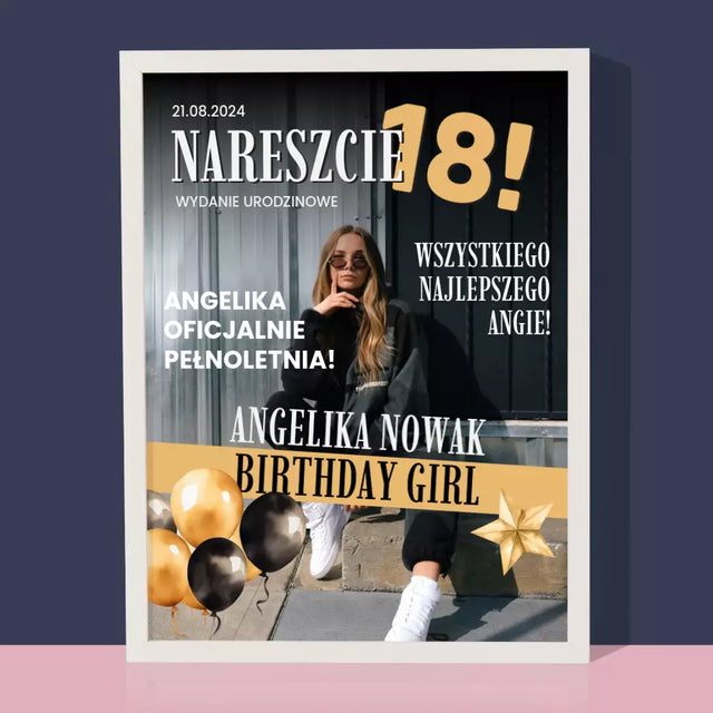 Okładka Magazynu: Nareszcie 18 - Wydruk Obramowany