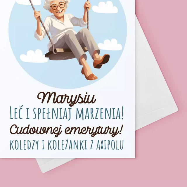 Imię i Podpis: Spełniaj Marzenia - Kartka z Życzeniami