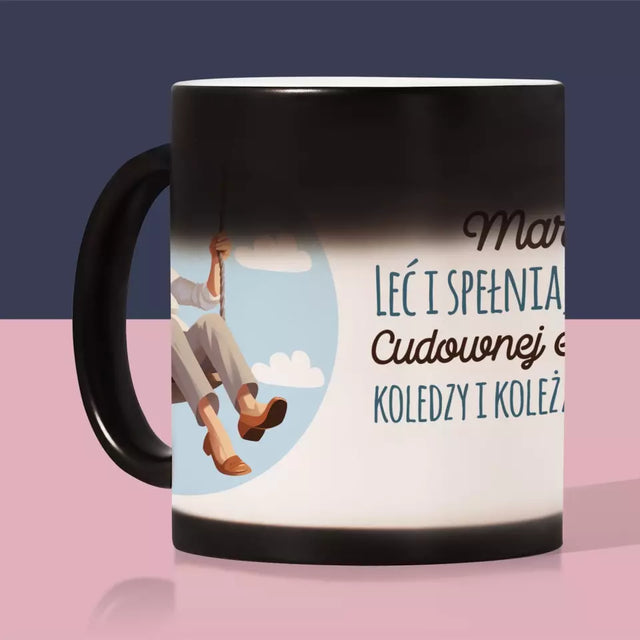 Imię i Podpis: Spełniaj Marzenia - Kubek z Nadrukiem